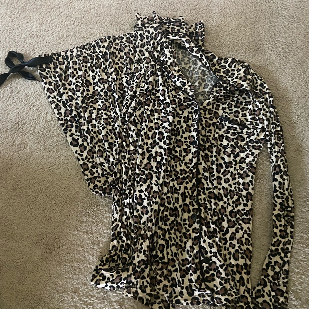 Leopard pajama set